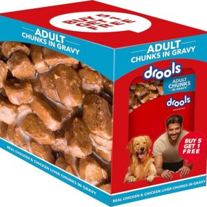 Drools Adult Wet Dog Food (Chicken & Liver) — 150 g × 6 (0.9 kg)