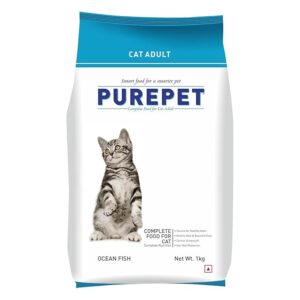 PurePet Ocean Fish Adult Dry Cat Food | 1 kg
